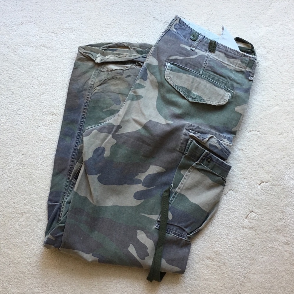 Camouflage Cargo Pants 32x32